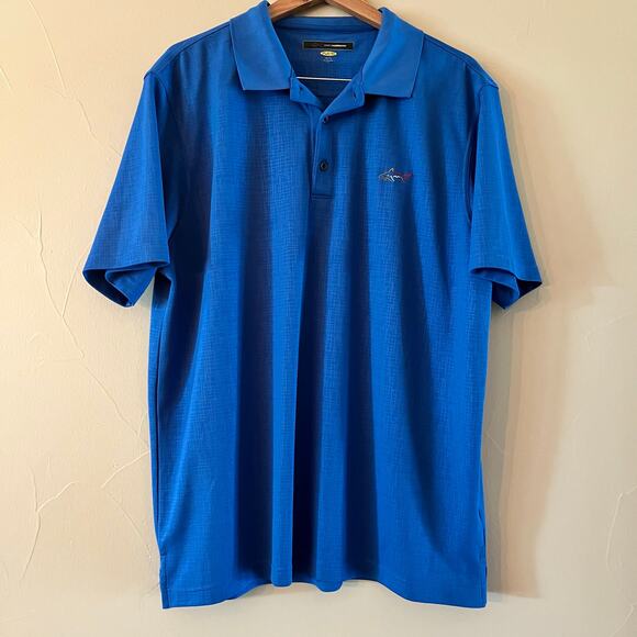 Greg Norman Men's Blue Play Dry Golf Polo: Size XL - Picture 1 of 5